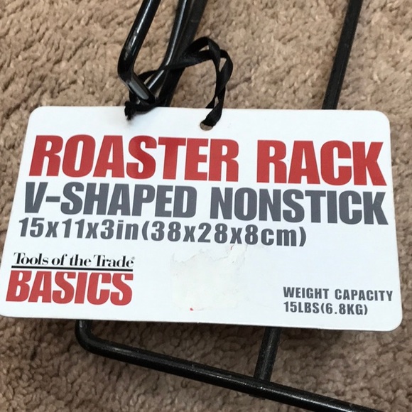 Roaster Rack V-Shaped Nonstick - Picture 3 of 4